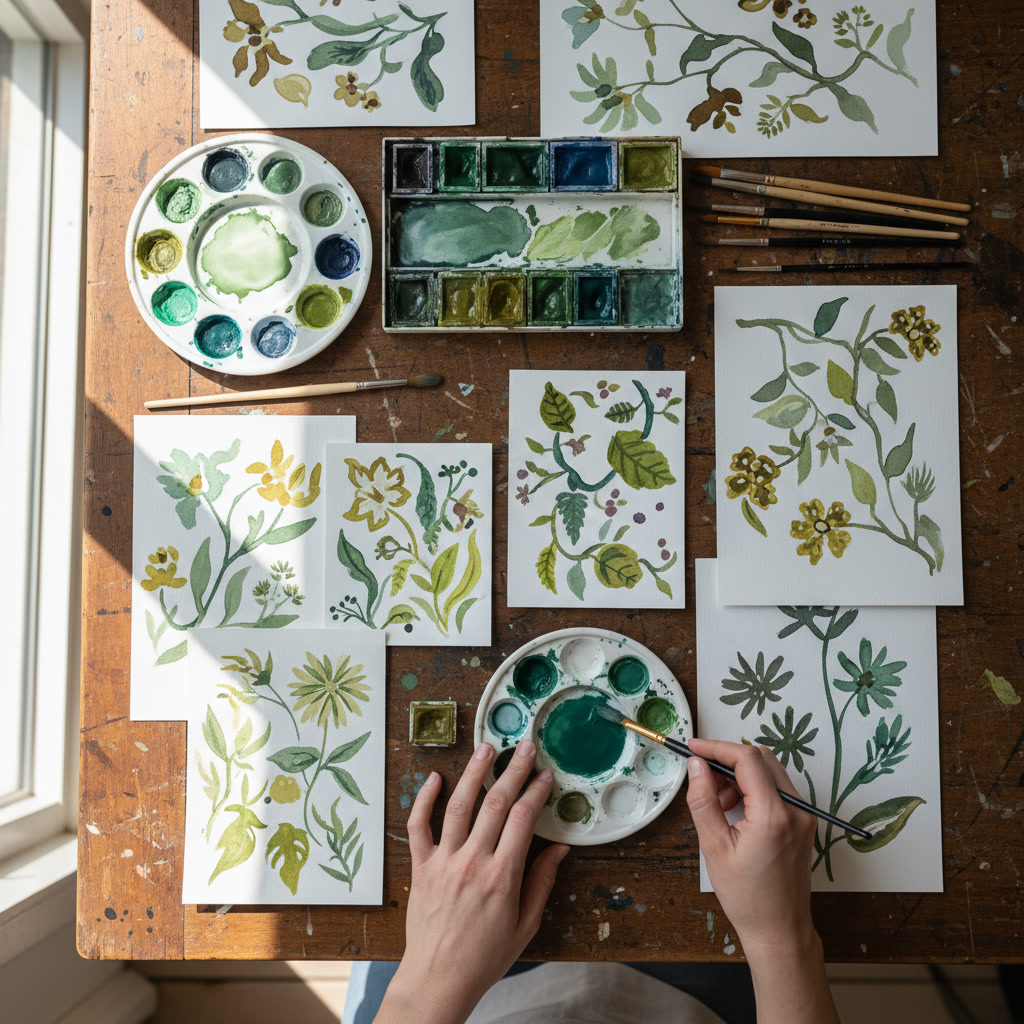 Hand-painted details